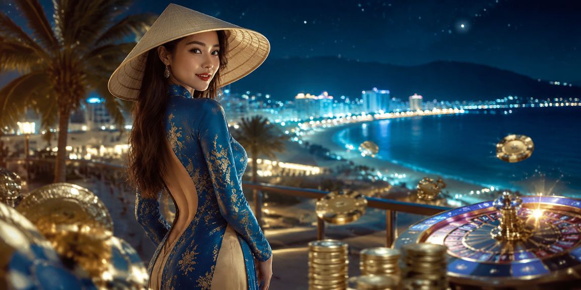 Người dùng tại Đà Nẵng trải nghiệm casino trực tuyến với trang phục áo dài truyền thống