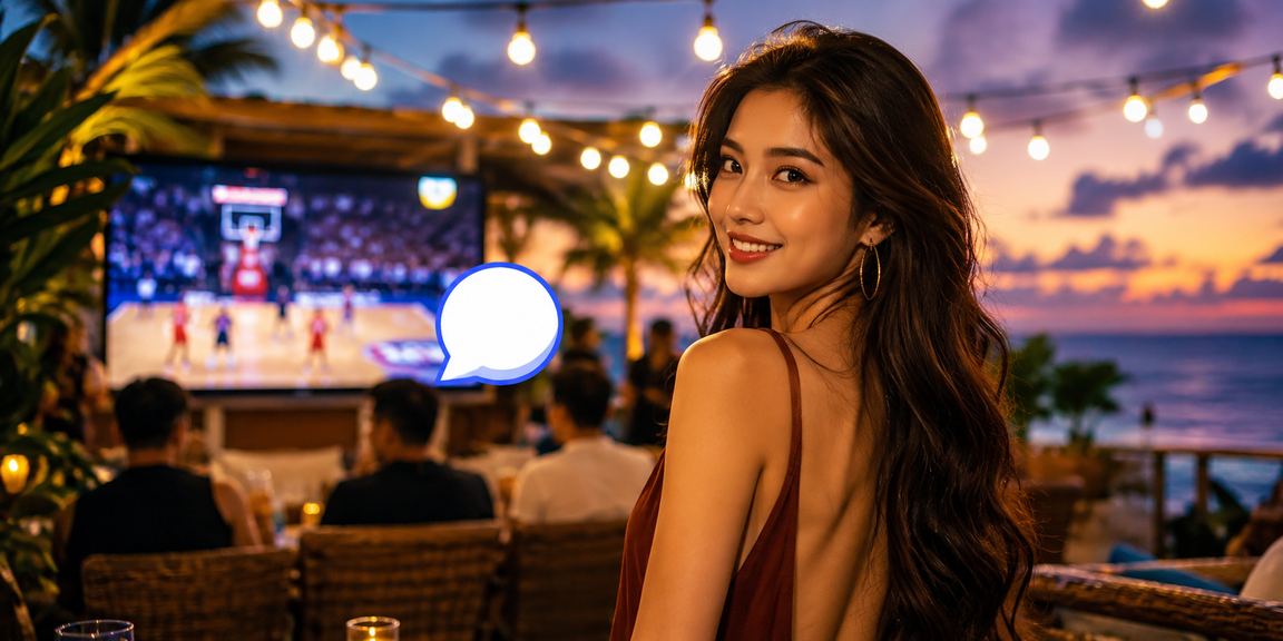 Người dùng tại Phú Quốc xem phân tích kèo bóng rổ trên điện thoại